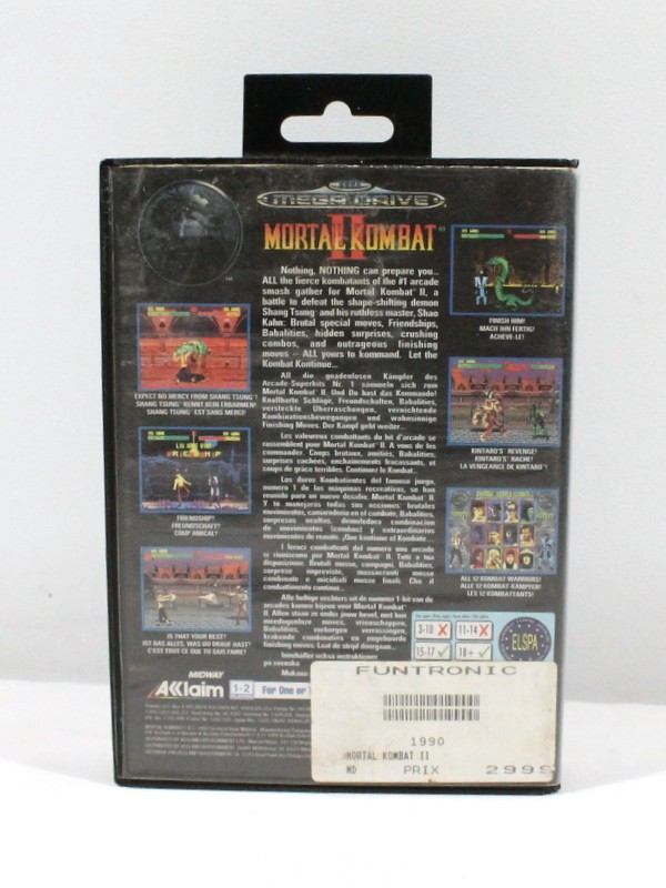 Sega Mega Drive - Mortal Komat II