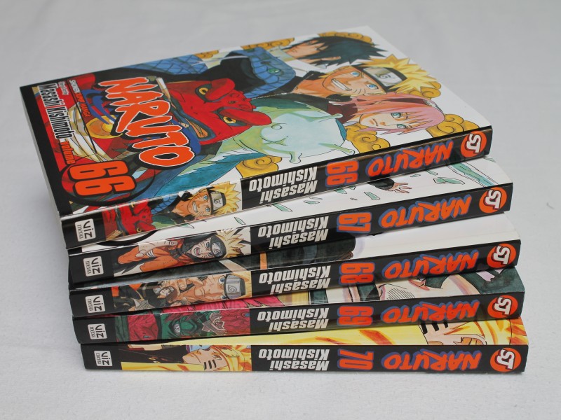 Naruto- Manga- Volume 66 t/m 70 by  Masashi Kishimoto (Art. 930)