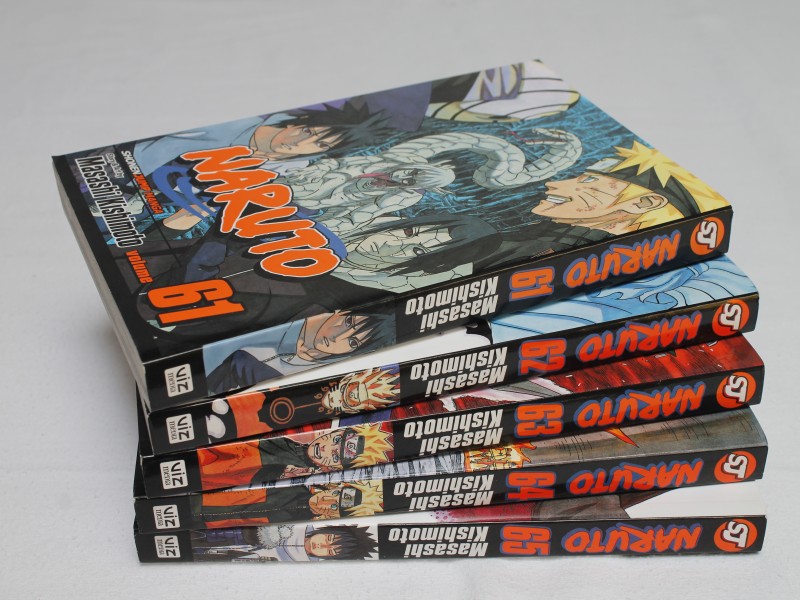 Naruto- Manga- Volume 61 t/m 65 by  Masashi Kishimoto (Art. 929)