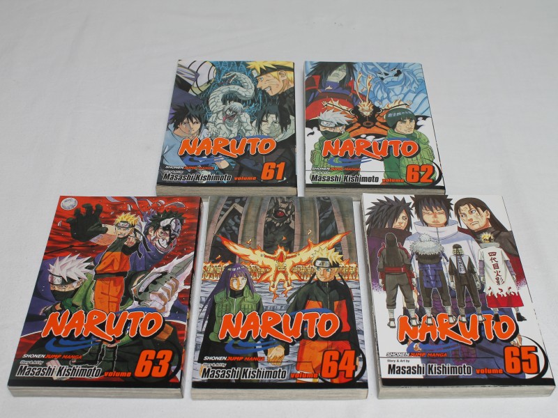 Naruto- Manga- Volume 61 t/m 65 by  Masashi Kishimoto (Art. 929)