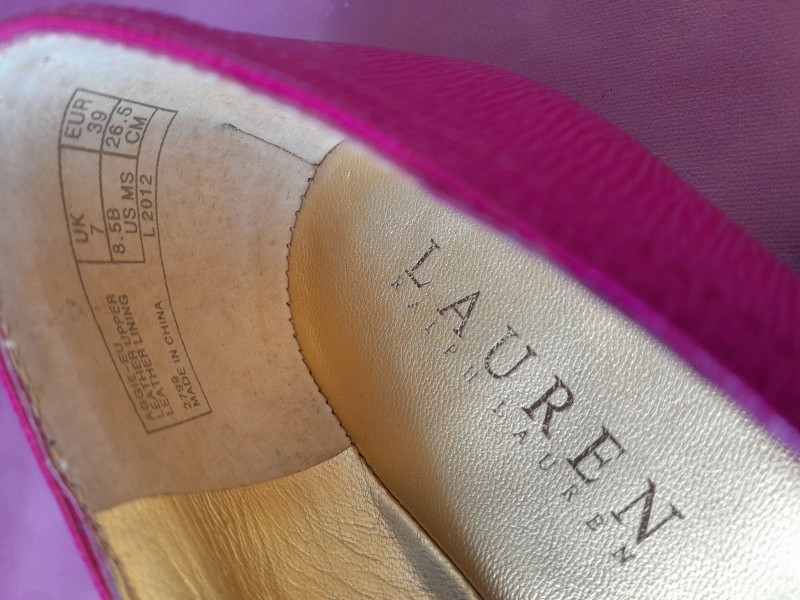 Fucsia ballerina's Ralph Lauren