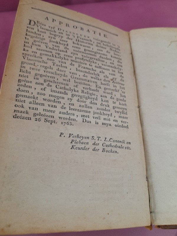 Antiek boek: Nieuwe Fransche Spraek-konst - 1812