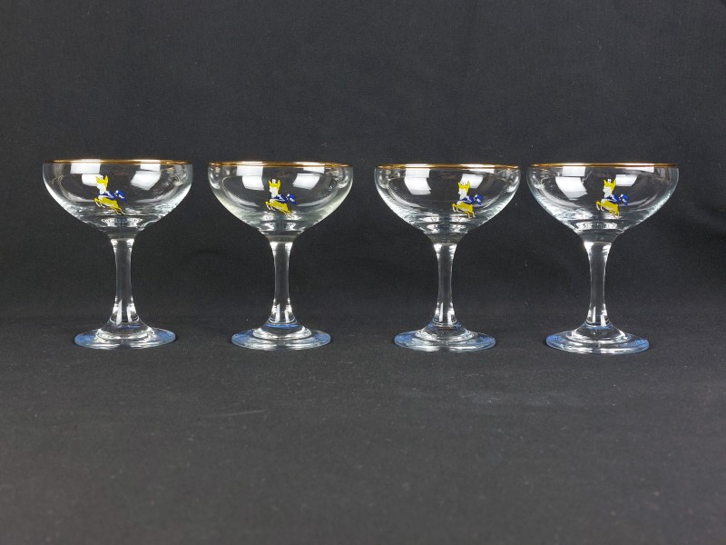 Set babycham glaasjes