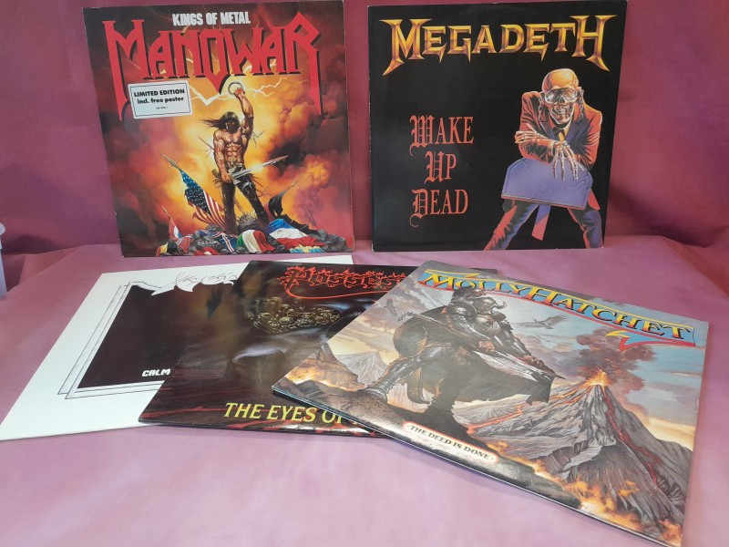 5 Metal Lp's