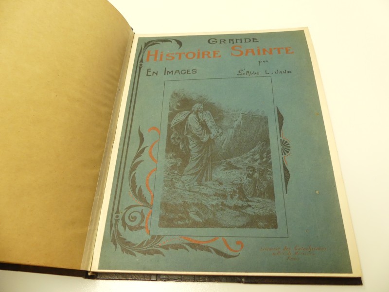 Antiquariaat - L. Jaud - ‎Grande Histoire Sainte en leçons et en images - 1909