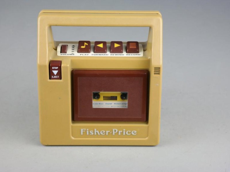 Fisher-Price radio met bijhorende cassette