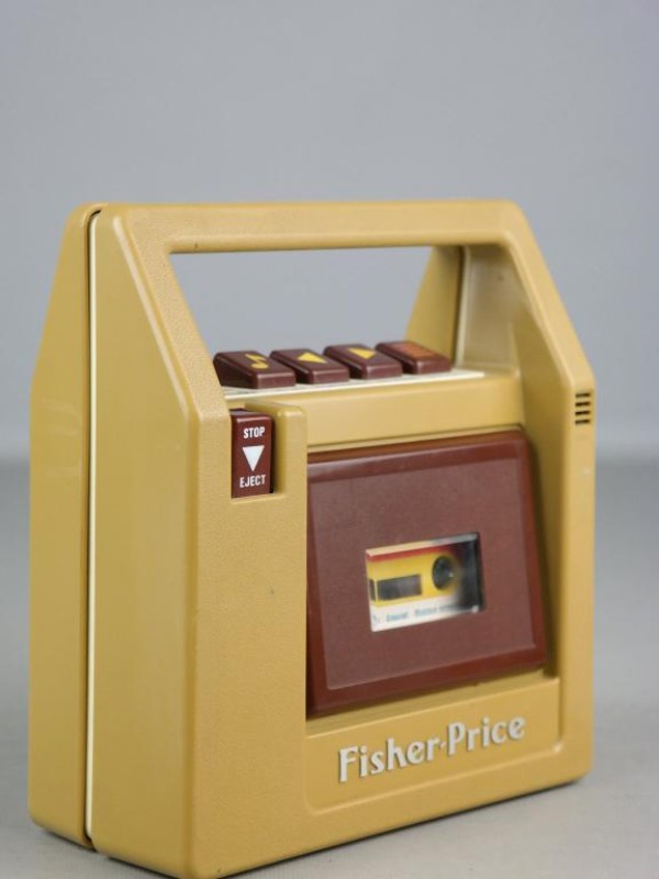 Fisher-Price radio met bijhorende cassette