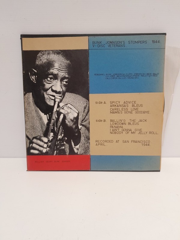 8 oude jazzplaten - Bunk Johnson