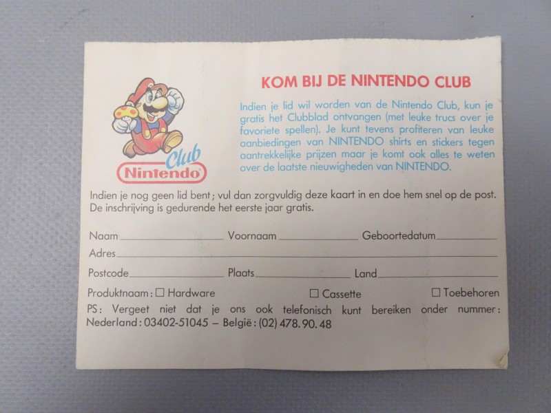 Super Mario Bros NES game (compleet)