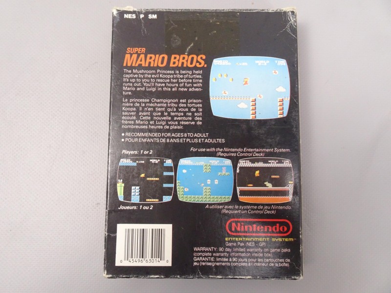 Super Mario Bros NES game (compleet)