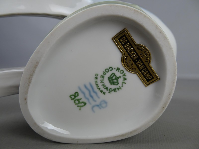 Vintage porseleinen beelden van fazanten - Royal Copenhagen