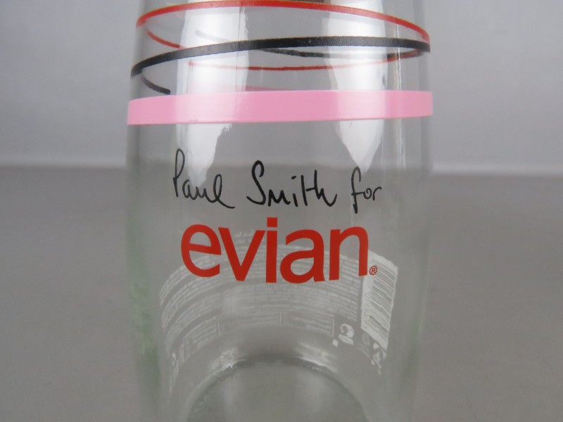 5 limited edition design Evian flessen