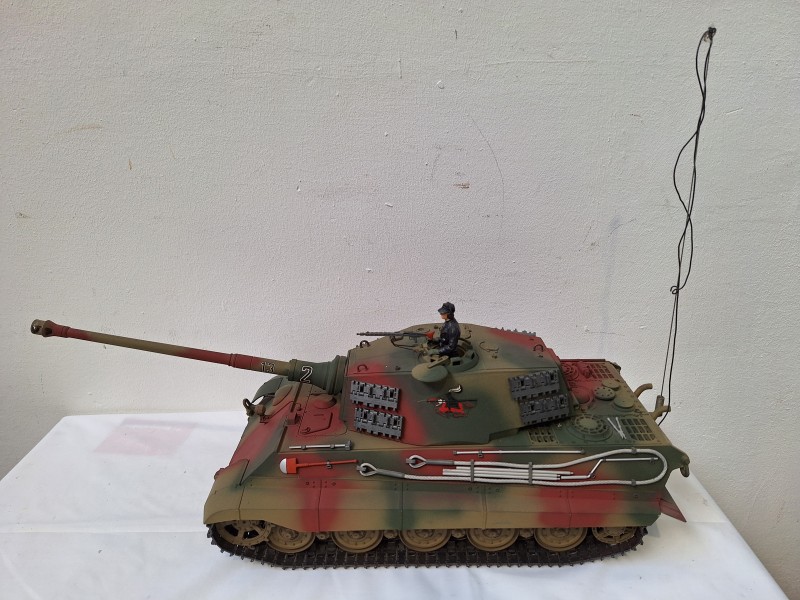 King Tiger tank - schaalmodel - radio-gecontroleerd - Tamiya