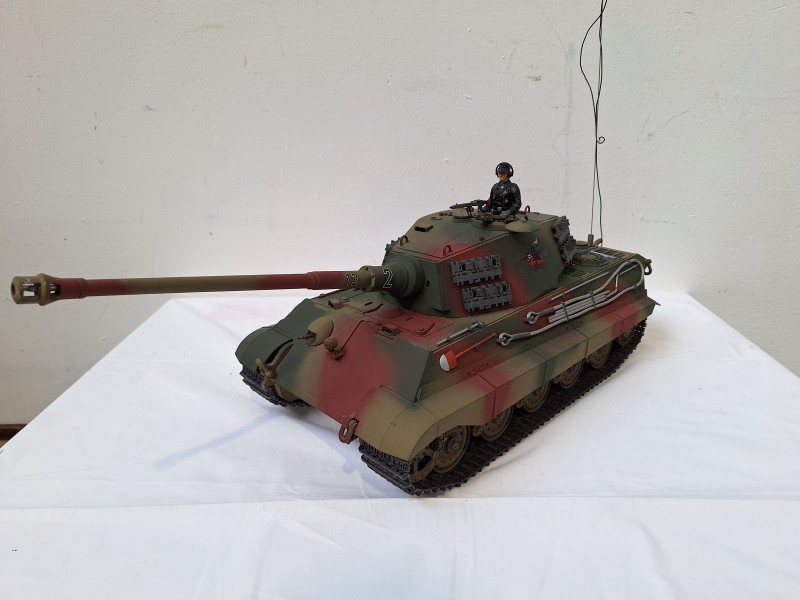 King Tiger tank - schaalmodel - radio-gecontroleerd - Tamiya