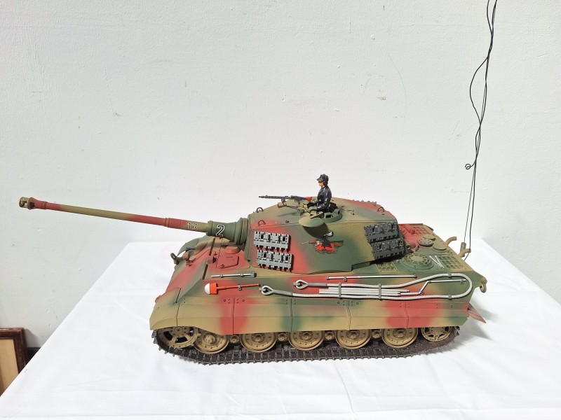 King Tiger tank - schaalmodel - radio-gecontroleerd - Tamiya