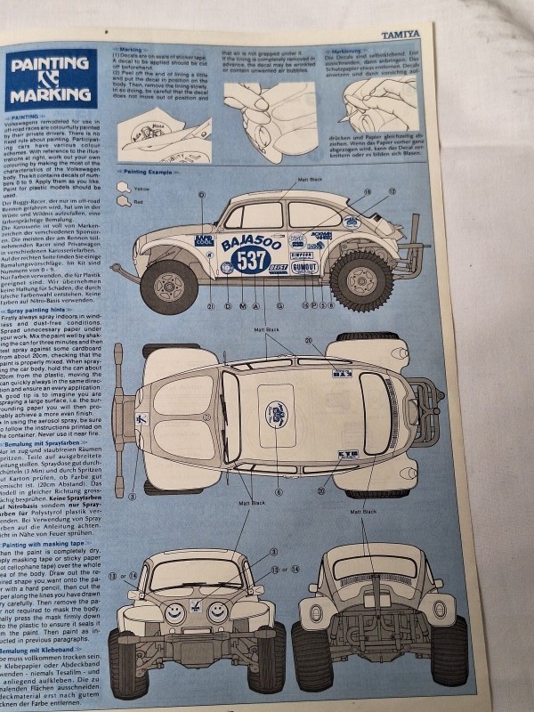 Special Racing Buggy / Sand scorcher - schaalmodel - radio-gecontroleerd - Tamiya