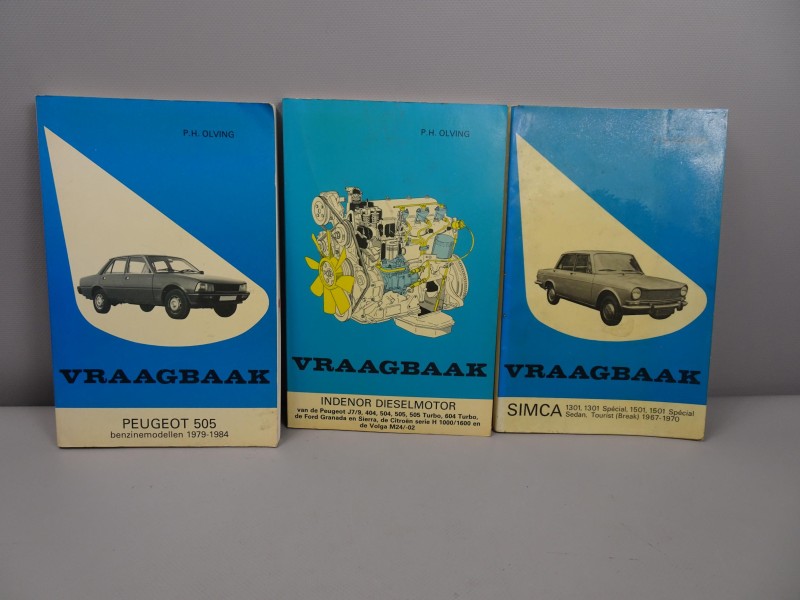 3 vintage vraagbaak boekjes