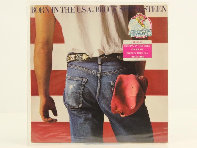 Lp van Bruce Springsteen uit 1984 - Born In The U.S.A. CBS 01-086304-20