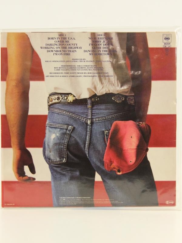 Lp van Bruce Springsteen uit 1984 - Born In The U.S.A. CBS 01-086304-20