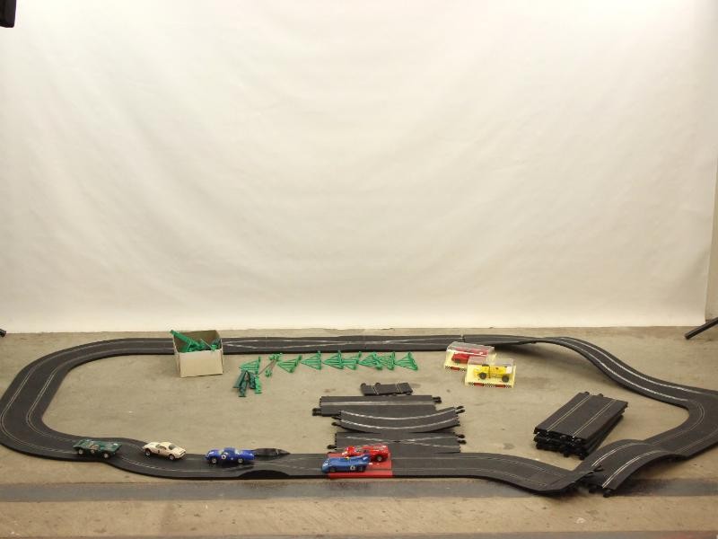 Scalextric: Vintage Racewagens en Racebaan onderdelen