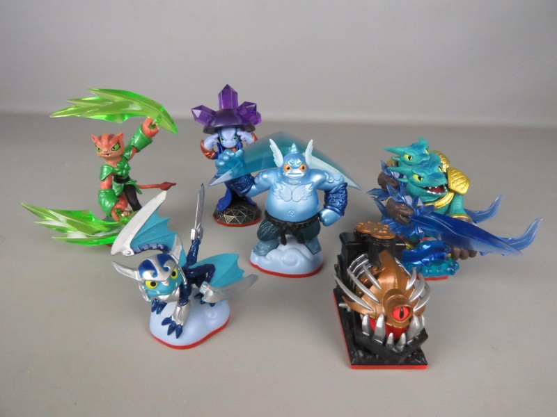 Collectie skylanders trap team