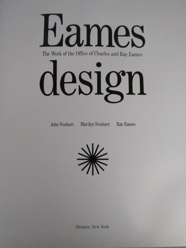 Boek Eames design