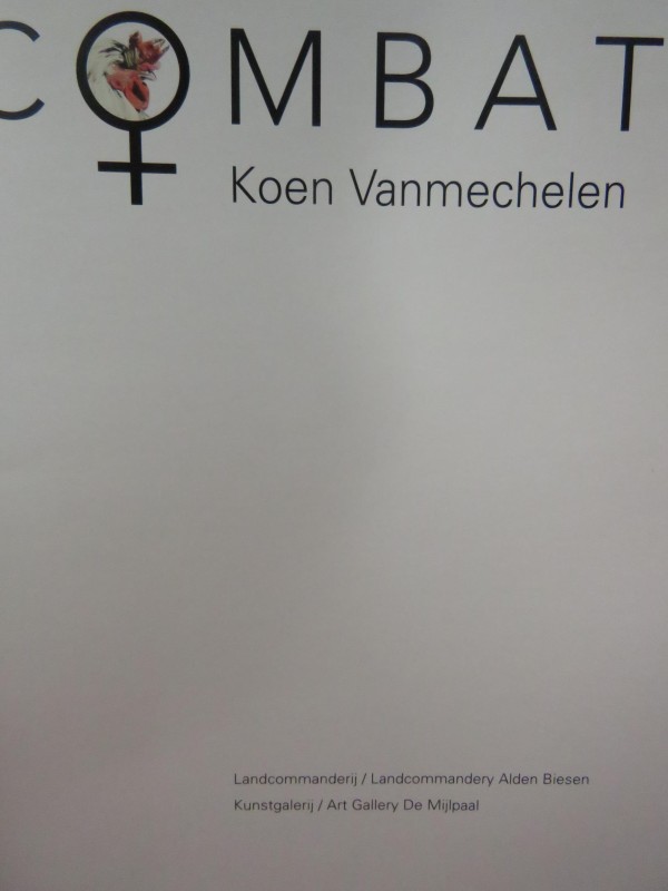 Fotoboek "Combat" van Koen Vanmechelen 2012.