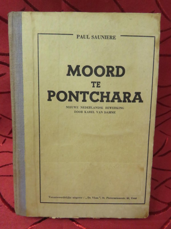Hardcover fictie "Moord te Ponchara"