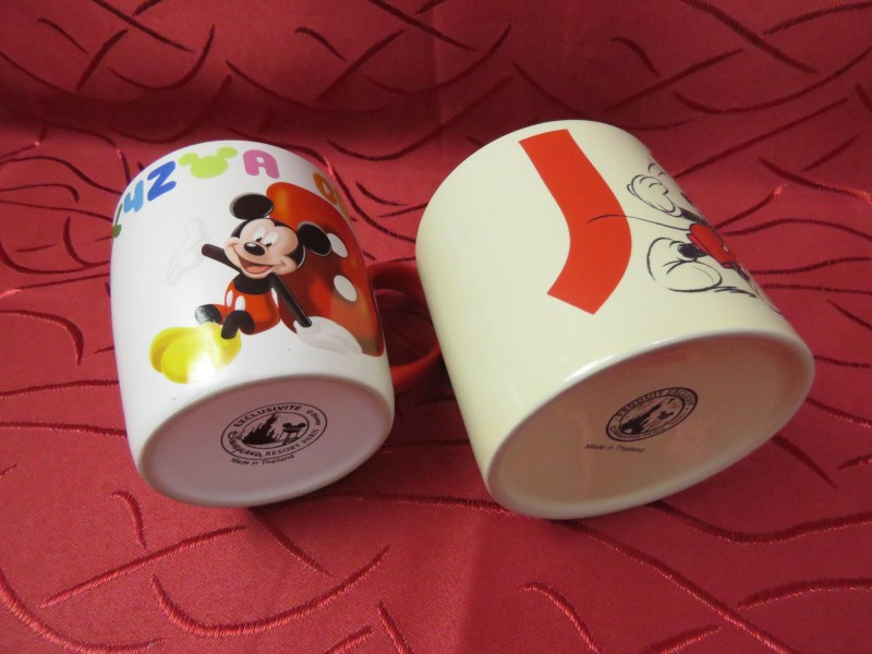 2 exclusieve koffietassen Mickey Mouse