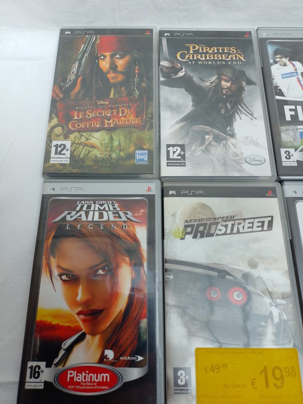 8 spelletjes PSP