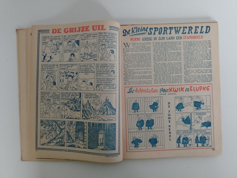 Vintage hardcover strip "Ons Volkske"