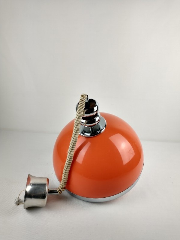 Retro oranje hanglamp