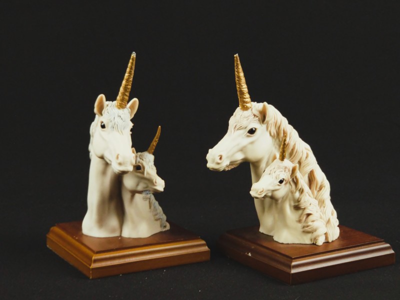 Lot Fables Unicorns en Pegasus, Holland Studio Craft Ltd., 1992