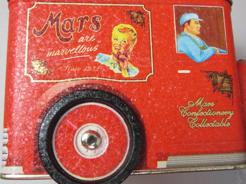Vintage blikken doos - merk Mars
