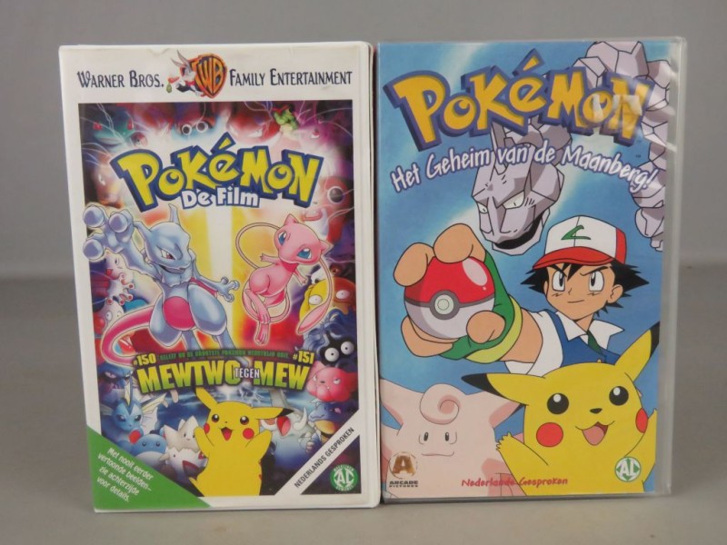 2 Pokémon VHS tapes