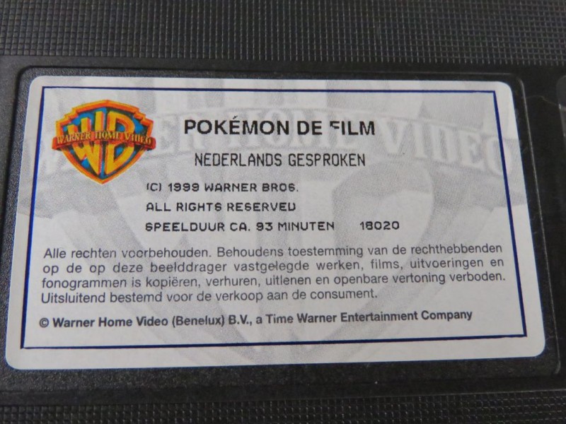 2 Pokémon VHS tapes