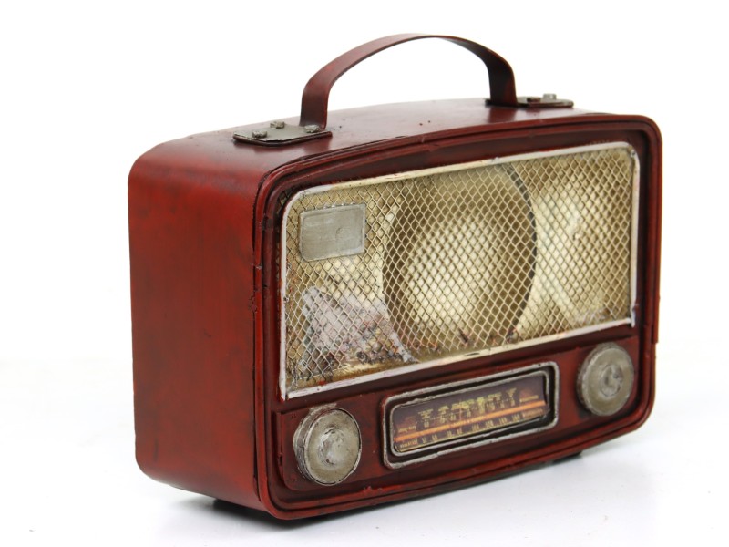 Vintage decoratieve radio