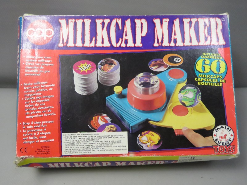 Vintage Milkcap maker + toebehoren