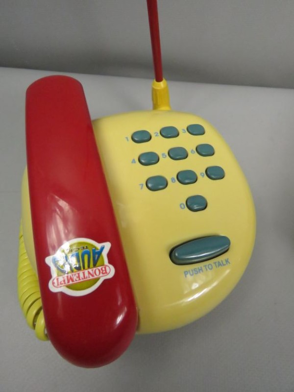 Vintage walkie-talkie telefoonapparaten