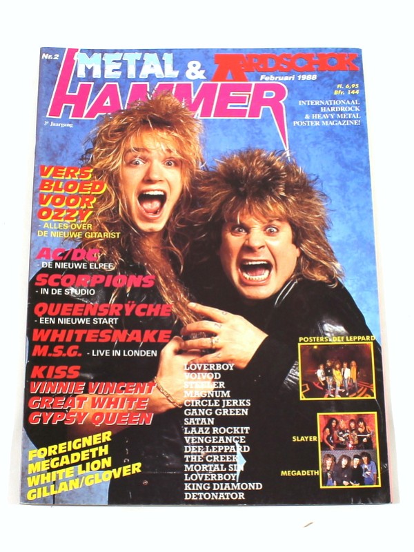 Vintage Aardschok/Metal Hammer hardrock & heavy metal tijdschriften