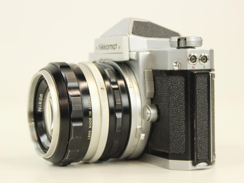 Nikon Nikkormat FTN - silver - Met 50mm f1.4  lens - Originele Draagtas