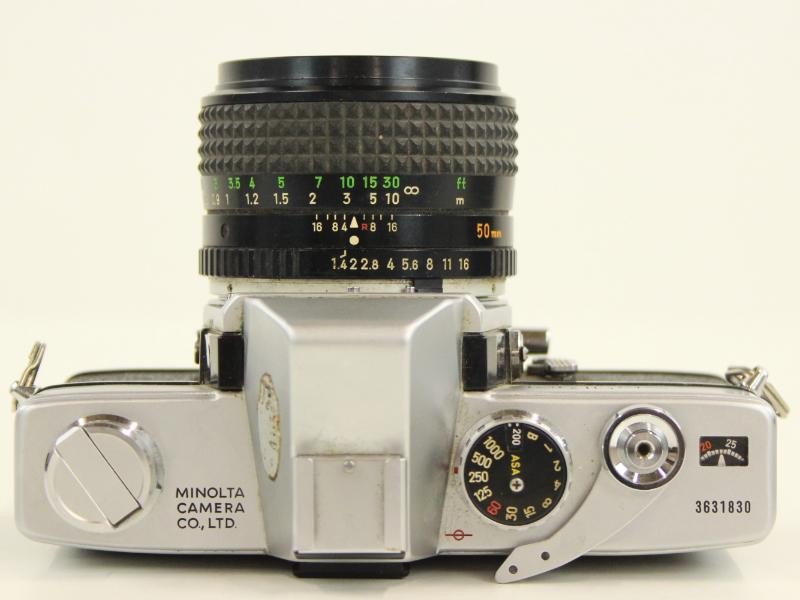 Vintage Minolta SRT 101 met 3 bijhorende lenzen en in de originele draagtas