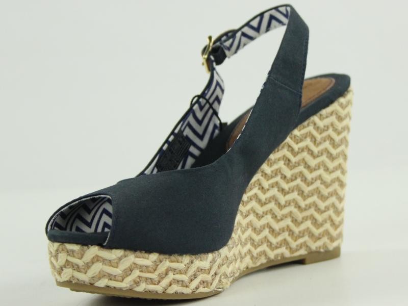 Mooie espadrille-sandalen met sleehak gemerkt Tommy Hilfiger - Nieuw met label