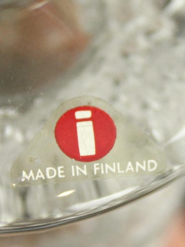Iittala Finland - 2 Festivo design kandelaars (glas) - jaren '60