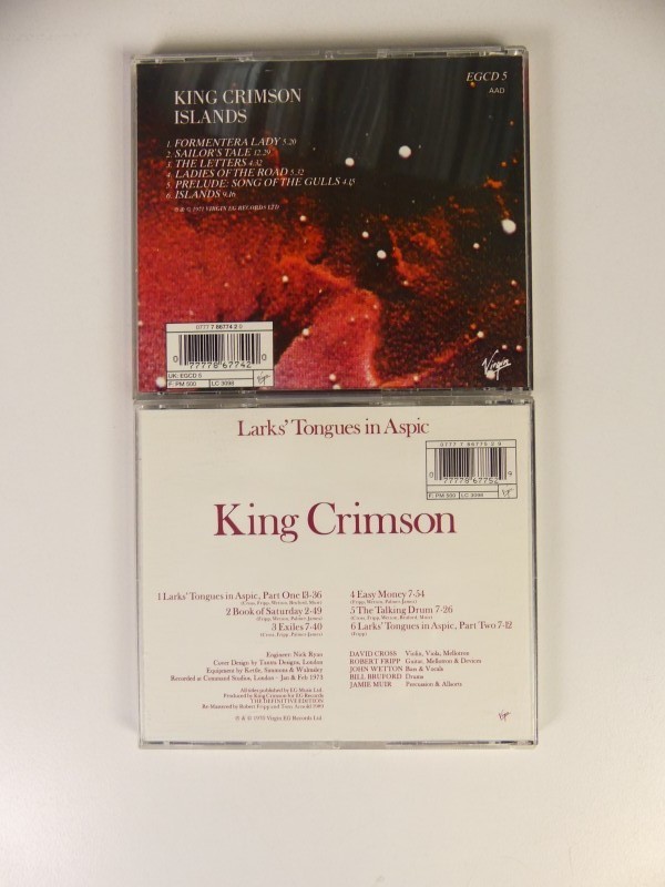 King Crimson CD Lot