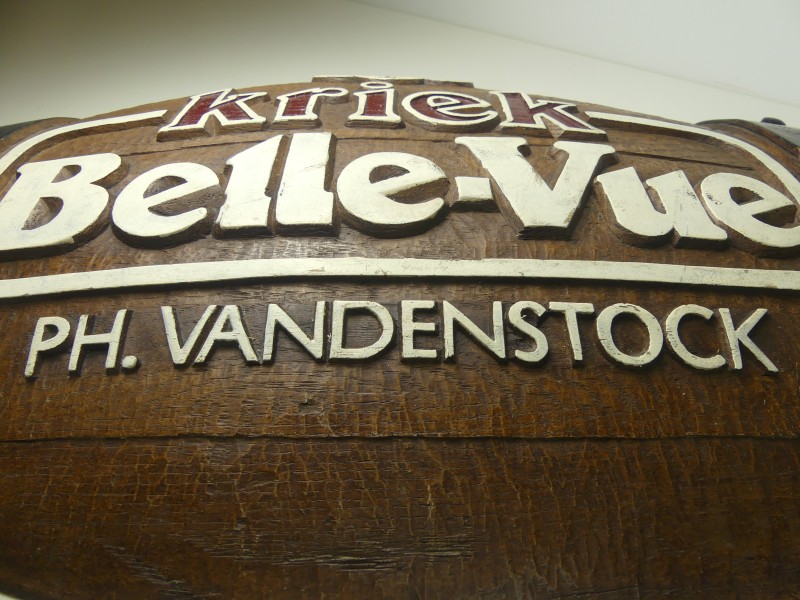 Vintage reclamebord - Kriek Belle-Vue