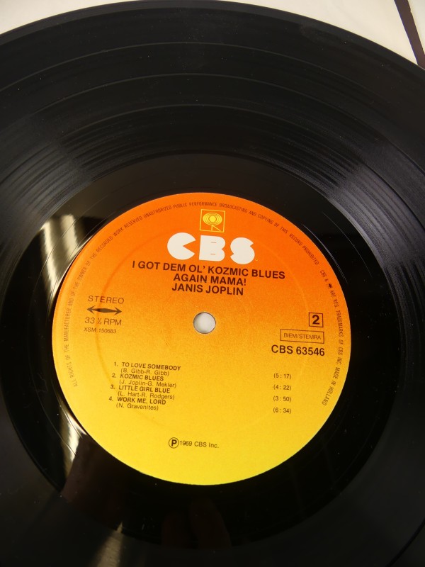 Janis Joplin LP - I Got Dem Ol' Kozmic Blues Again Mama
