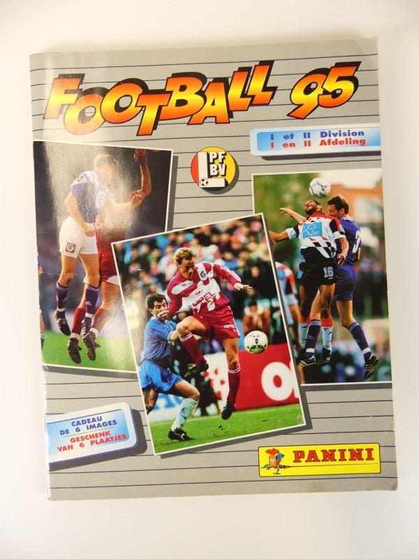 Vintage Panini sticker boeken voetbal
