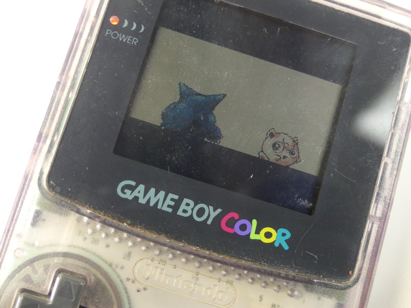 Game Boy Pokemon Blue Spel