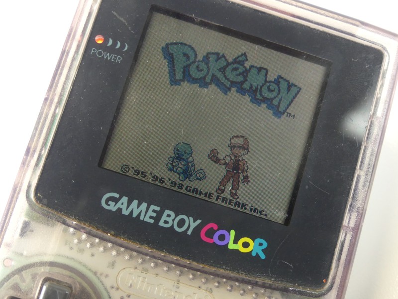 Game Boy Pokemon Blue Spel